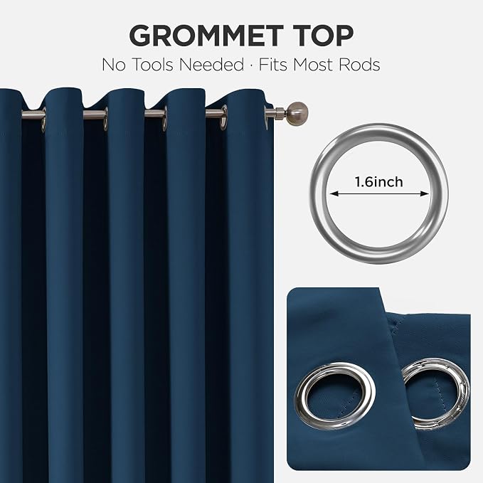 Joydeco Door Curtain Blackout Curtains - Image 9