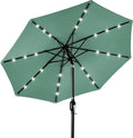 Best Choice Products 10ft Solar Polyester LED Lighted Patio Umbrella w/Tilt by Unknown