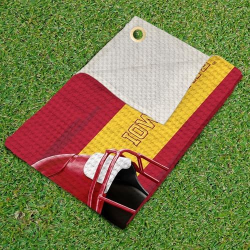 Northwest NCAA Golf Towel, Official Licensed Microfiber Waffle Fabric, - Image 2