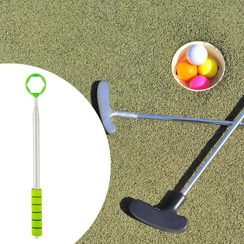 harayaa Golf Ball Retriever Stainless Picker Handle Spoon Grabber Suitable - Image 2