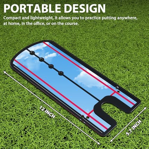 Golf Putting Mirror, Portable Training Aid, Golf Putting Mirror Training Aid - Image 5
