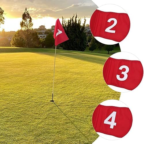 jojofuny 4Pcs Numbered Golf Flags - Image 6