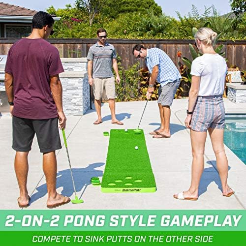 GoSports BattlePutt Golf Putting Game Set - 11 ft Backyard Putting Green Pong - Image 3