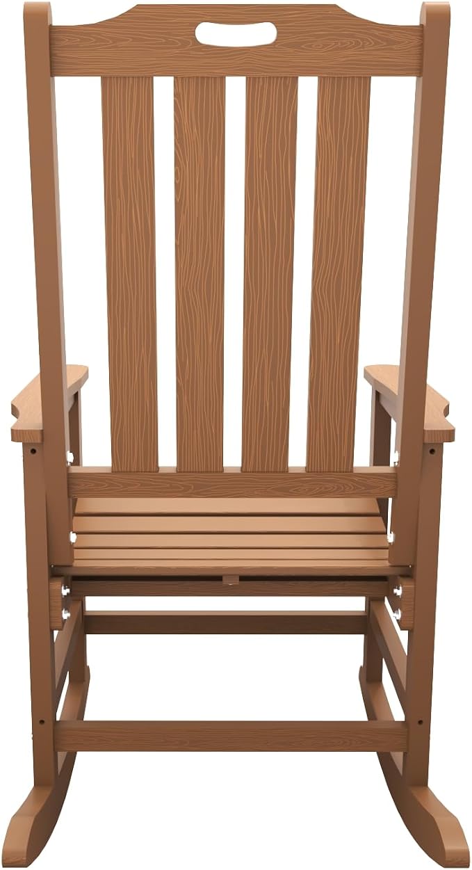 THOEOE Outdoor Rocking Chairs, Oversized Patio Rocking Chair | HDPE Outdoor - Image 10