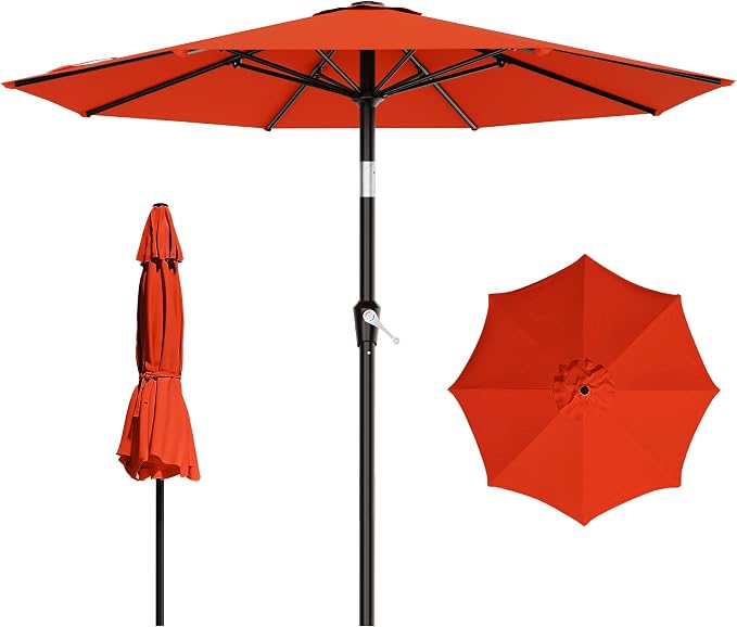 9 FT Patio Umbrella for Outdoor, Outdoor Table Umbrella by AreShark