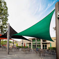Royal Shade 27' x 27' x 27' Green Triangle Sun Shade Sail Order to Make RTAPT8 by RoyalShade