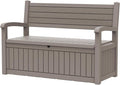 120 Gallon Outdoor Storage Bench, Lockable Patio Storage Bench, by KFY