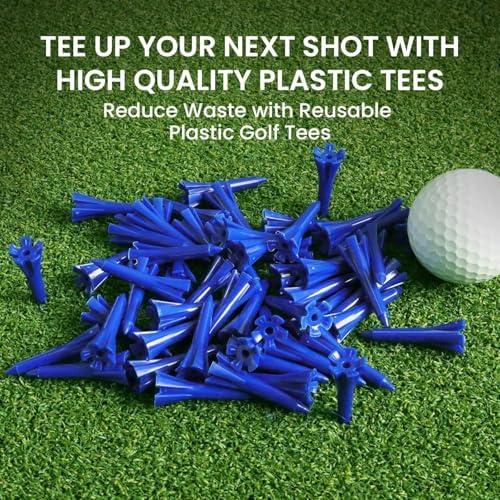 Golf Tees 5 Prong Design Plastic Short Golf Tees 1 1/2 Inch Bulk - Image 6