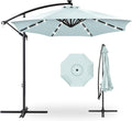 Best Choice Products 10ft Solar LED Offset Cantilever Hanging Market Patio by Unknown