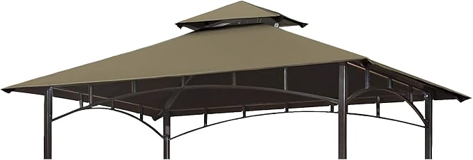 Eurmax USA High Performance Grill Gazebo Canopy Replacement Cover 5x8 BBQ by Eurmax