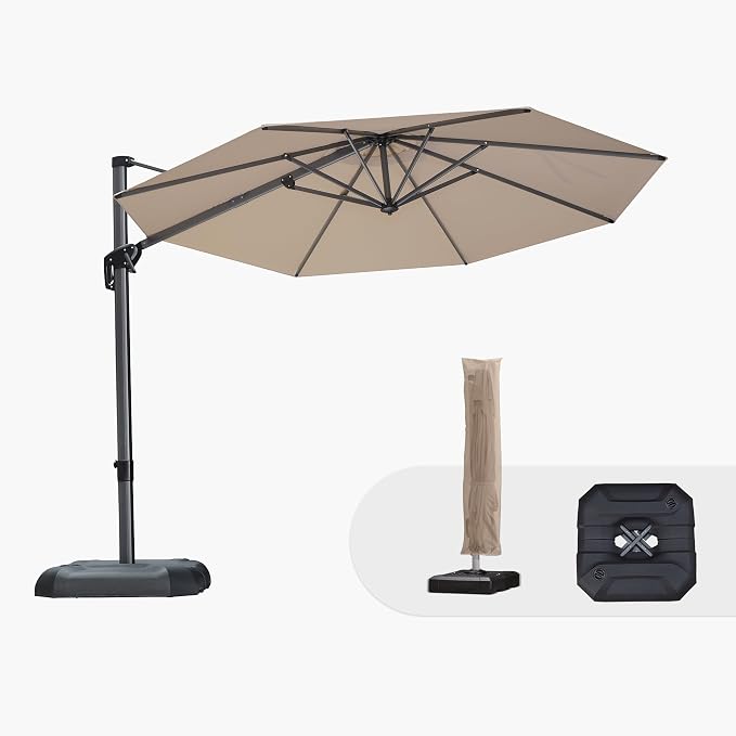 PURPLE LEAF Cantilever Umbrella by PURPLELEAF