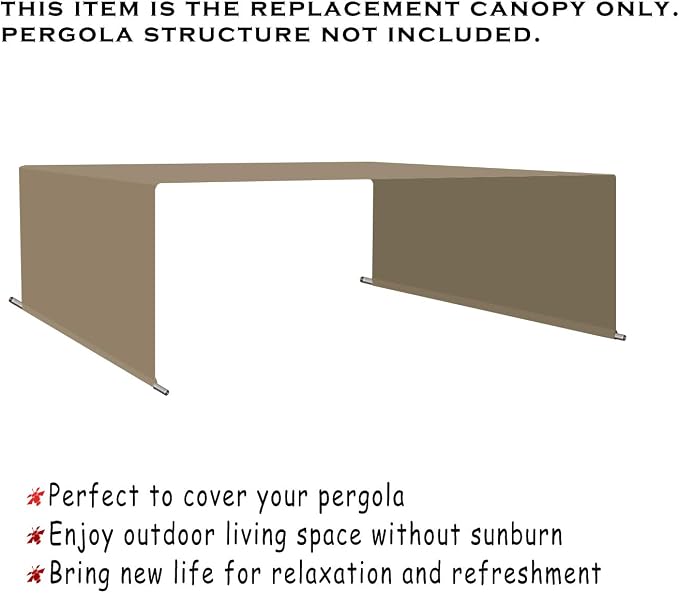 Alion Home Waterproof Pergola Cover - Image 6