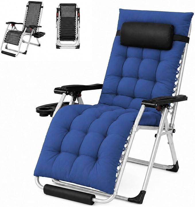 Yaheetech 29" Zero Gravity Chair Adjustable, by Unknown