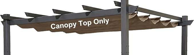 Pergola Shade Cover Replacement Canopy Top Compatible by Unknown
