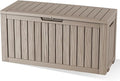 92 Gal Waterproof Outdoor Storage Box UV Resistant Deck Box | Large capacity by EASYUP