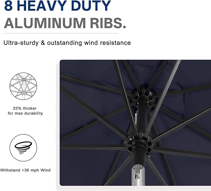 ABCCANOPY Solar Led Patio Umbrella - Image 7