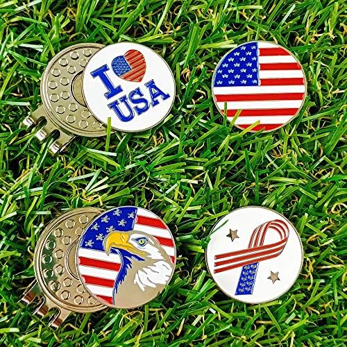 Golf Ball Markers with Hat Clips Value Sets - Image 2