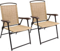 Devoko Patio Folding Chair Deck Sling Chair | Camping Garden Pool Beach Using by DEVOKO
