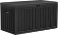 YITAHOME 90 Gallon Large Deck Box | Double-Wall Resin Outdoor Storage Boxes by YITAHOME