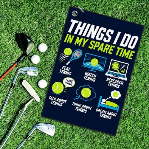Green Tennis Sports Golf Towel - Image 6