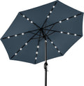 Best Choice Products 10ft Solar Polyester LED Lighted Patio Umbrella w/Tilt by Unknown
