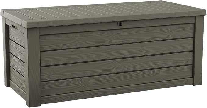 Keter Westwood 150 Gallon Resin Large Outdoor Storage Box by Unknown