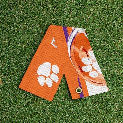 Northwest NCAA Golf Towel, Official Licensed Microfiber Waffle Fabric, - Image 3