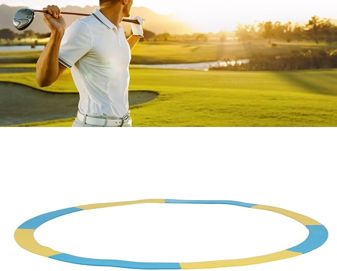 Golf Targets Circle, Vibrant Color Silicone Training Equipment 5.2cm Width Golf Chipping Putting Target Circles for Golf Course