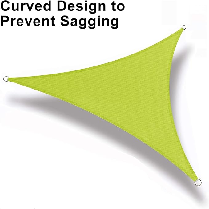 LOVE STORY 20' x 20' x 20' Triangle Sun Shade Sail - Image 6