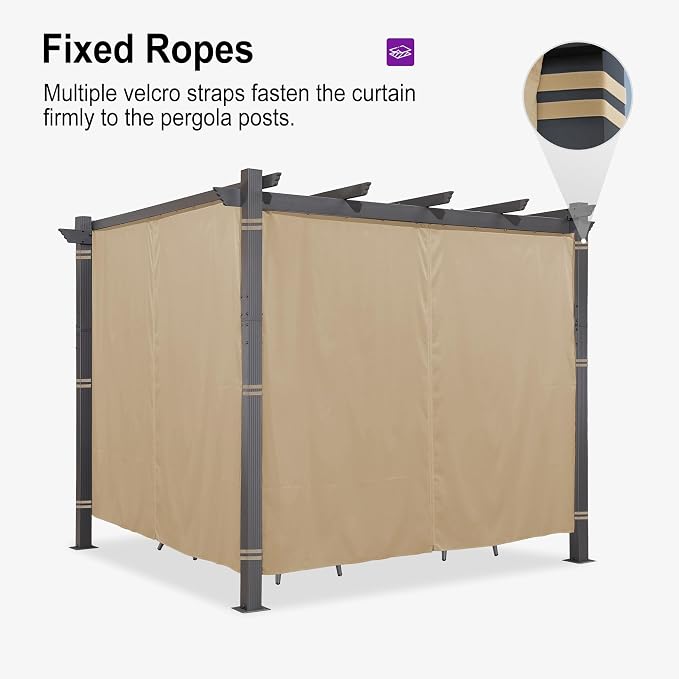 PURPLE LEAF Outdoor Aluminum Pergola 10'x10' - Image 2
