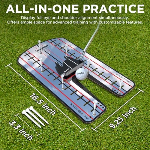 KINGTOP Golf Putting Mirrors for Alignment and Stroke Training - Image 2