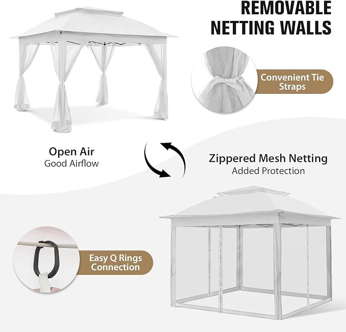 COOS BAY 11x11 Pop Up Gazebo - Image 6