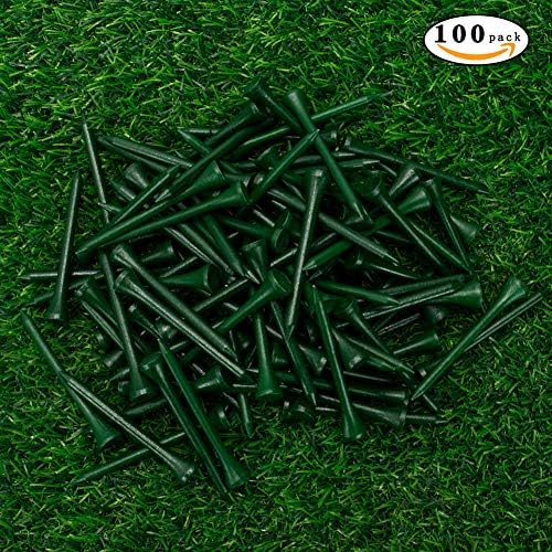 THIODOON Golf Tees Professional Natural Wood Golf Tees Pack of 100, Golfing - Image 2