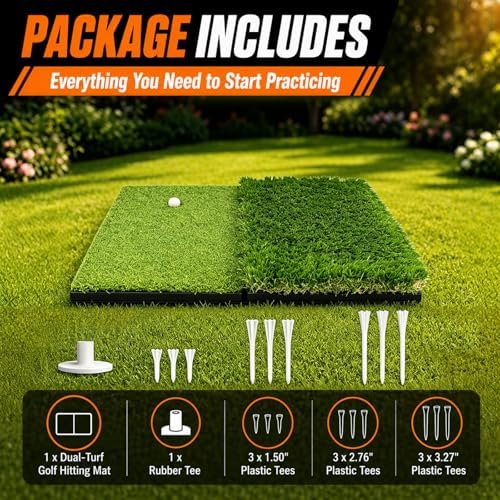 Premium Golf Hitting Mat, 10mm Foam Padding - Image 6