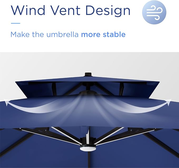 Deconk 10' X 13 'Patio Umbrella - Image 9