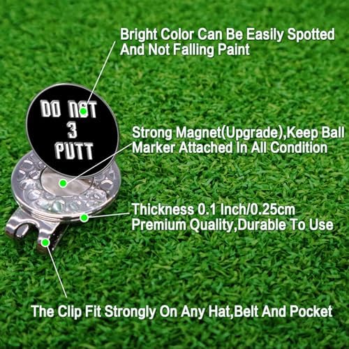 Amy Sport Golf Ball Markers Assorted Patterns Set - Image 3