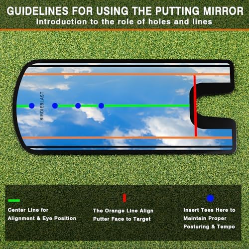 Golf Putting Mirror, Putting Mirror Training Aid - Image 4