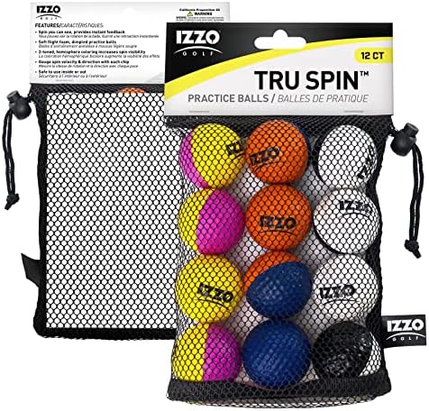 Izzo Golf Tru Spin Foam Practice Balls - - Image 2