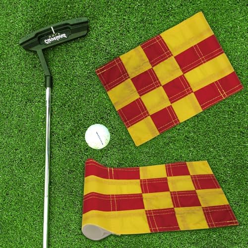 AZCOVER 3 Pack Checkered Golf Flag 8x6 Inch - Image 4