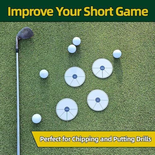 ARYZE 4 Pack Ghost Hole Putting Targets – Putting Training Aid, Official Size - Image 6