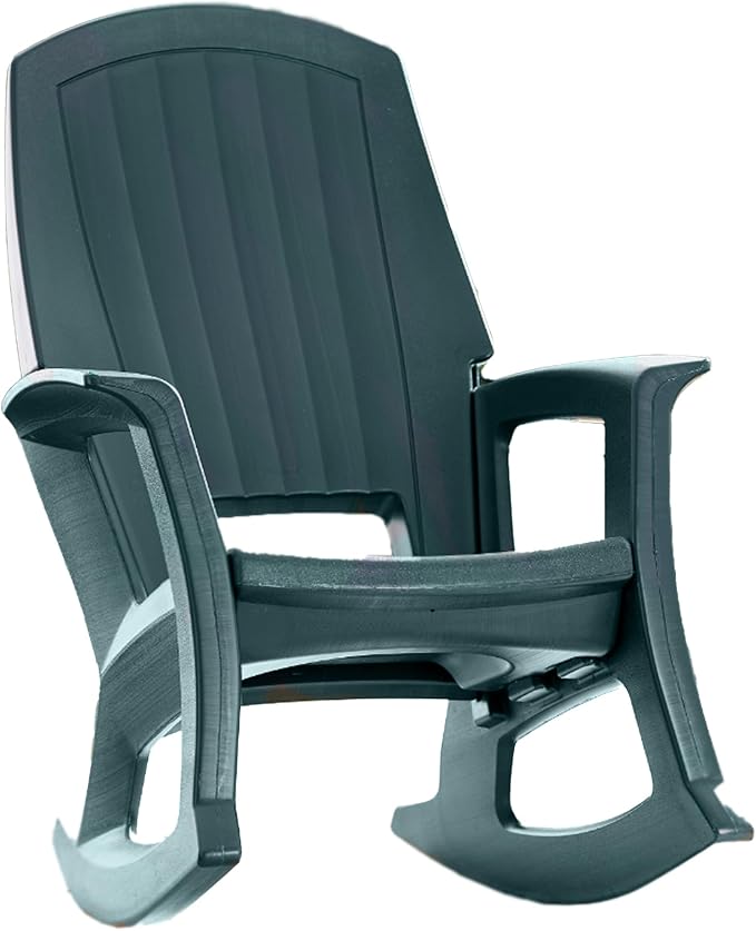 Rockaway Heavy Duty All Weather Rocking Chair, 4 Pack | Polyethylene Outdoor - Image 5