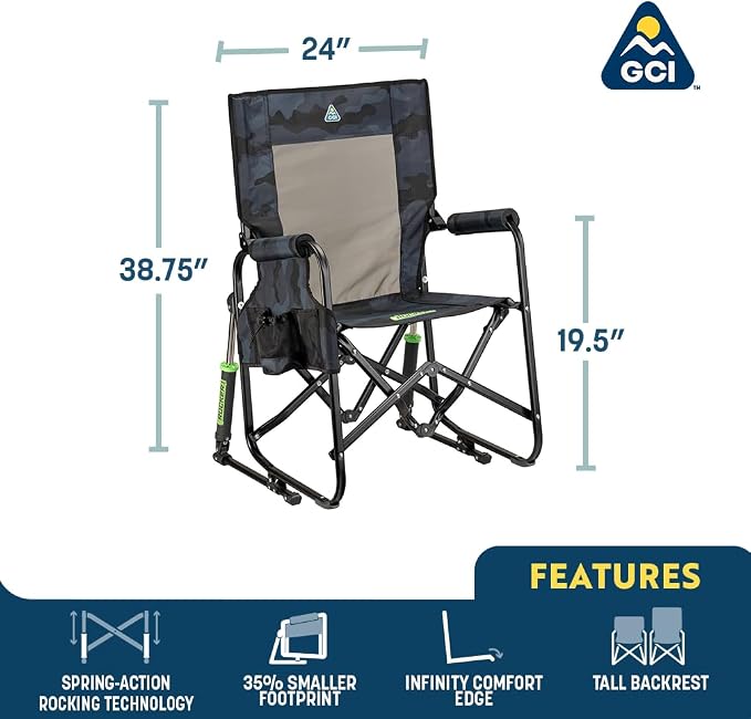 GCI Outdoor Stowaway Rocker - Image 2