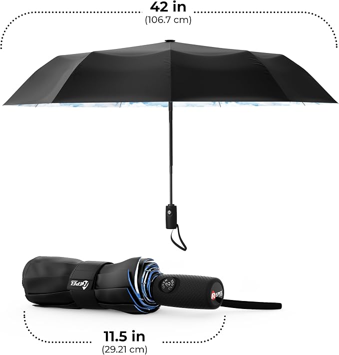 Windproof Travel Umbrella - Image 9