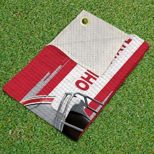 Northwest NCAA Golf Towel, Official Licensed Microfiber Waffle Fabric, - Image 3