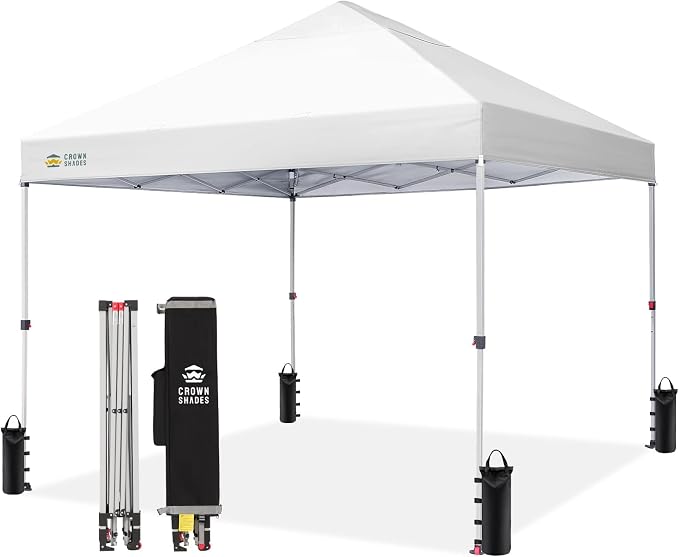 CROWN SHADES 8x8 Pop Up Canopy Tent by Unknown