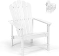 Oversized Stackable Adirondack Chair, HDPE All-Weather Fire Pit Chair | by Mguio