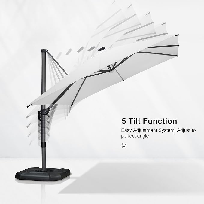 PURPLE LEAF Cantilever Umbrella - Image 7