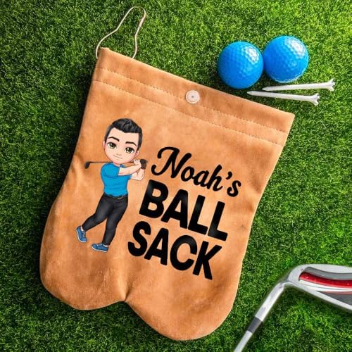 Personalized Cartoon Character Golf Ball Bag - Image 3