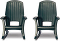 Rockaway Heavy Duty All Weather Rocking Chair, 2 Pack | Polyethylene Outdoor by Semco