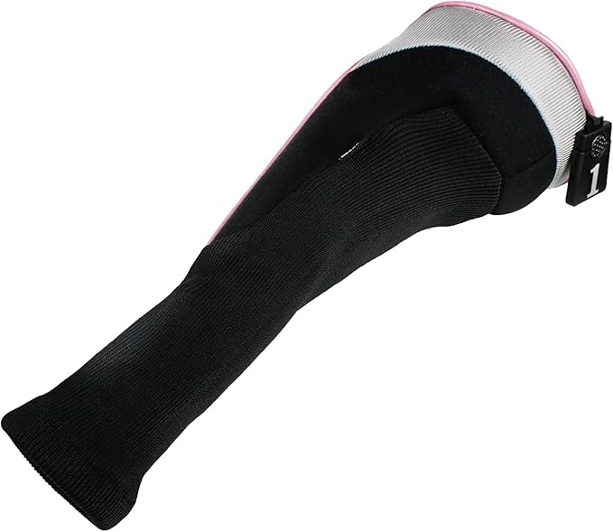 Andux 5pcs/Set Mesh Golf 460cc Driver Fairway Wood Club Head Covers Long Neck with No. Tags